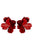 Flower Earrings | Red