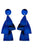 Earrings Multi-pendants | Blue