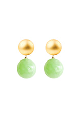Earrings Circles | Light Green