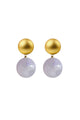 Earrings Circles | Lilac