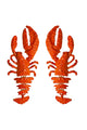 Earrings Lobster | Orange