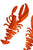 Earrings Lobster | Orange