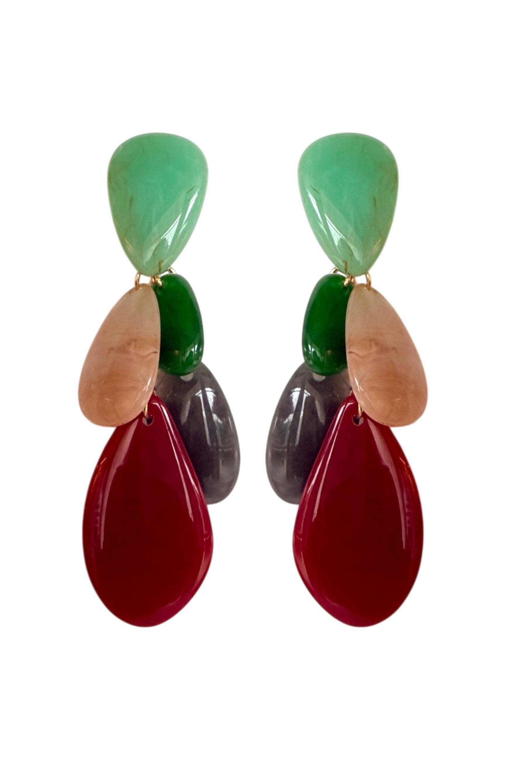 Long earrings Multicolor | Light