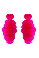 Earrings XL pink scales
