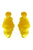 Earrings XL Yellow scales