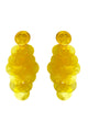 Earrings XL Yellow scales