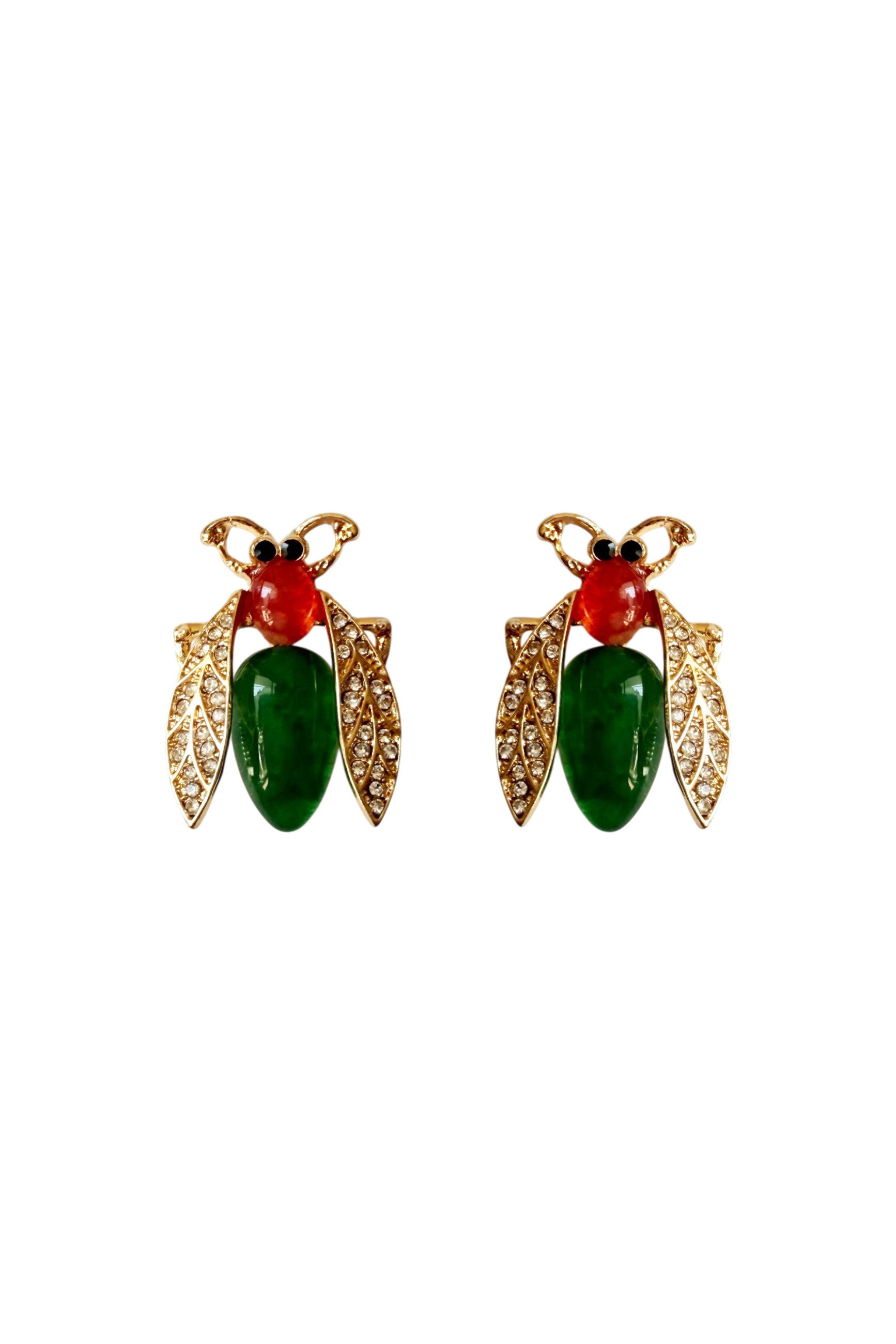Earrings Bee | Green