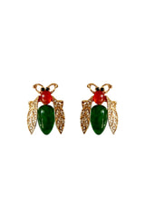 Earrings Bee | Green