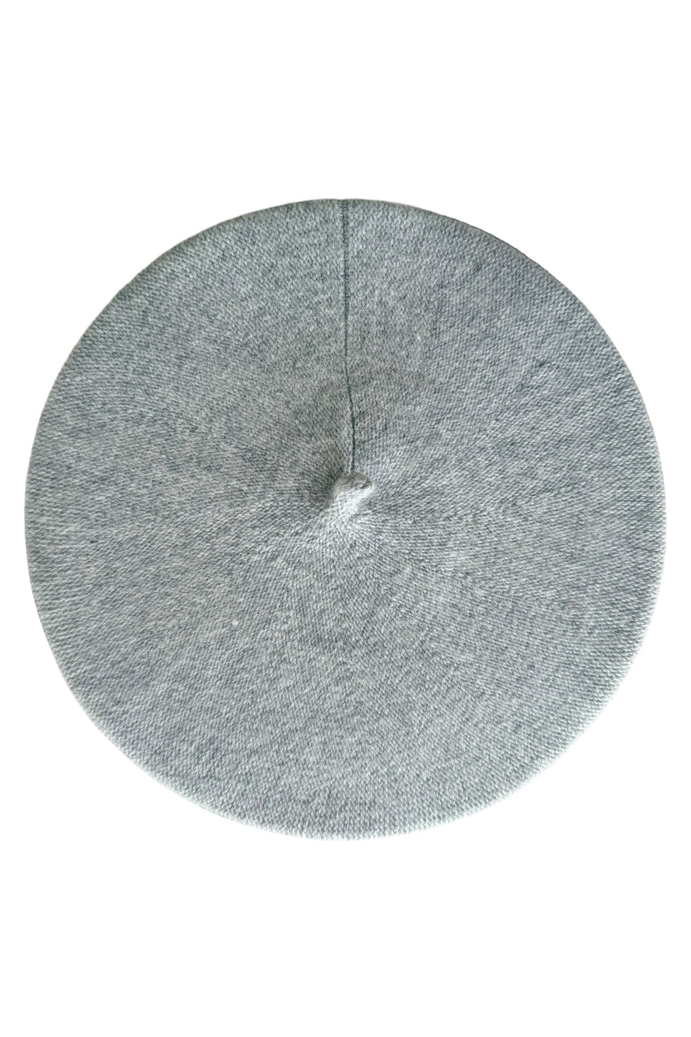Knitted Beret Hat | Grey