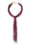 Extra Long necklace beads | Aubergine