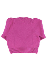 Knitted soft sweater | Fuschia
