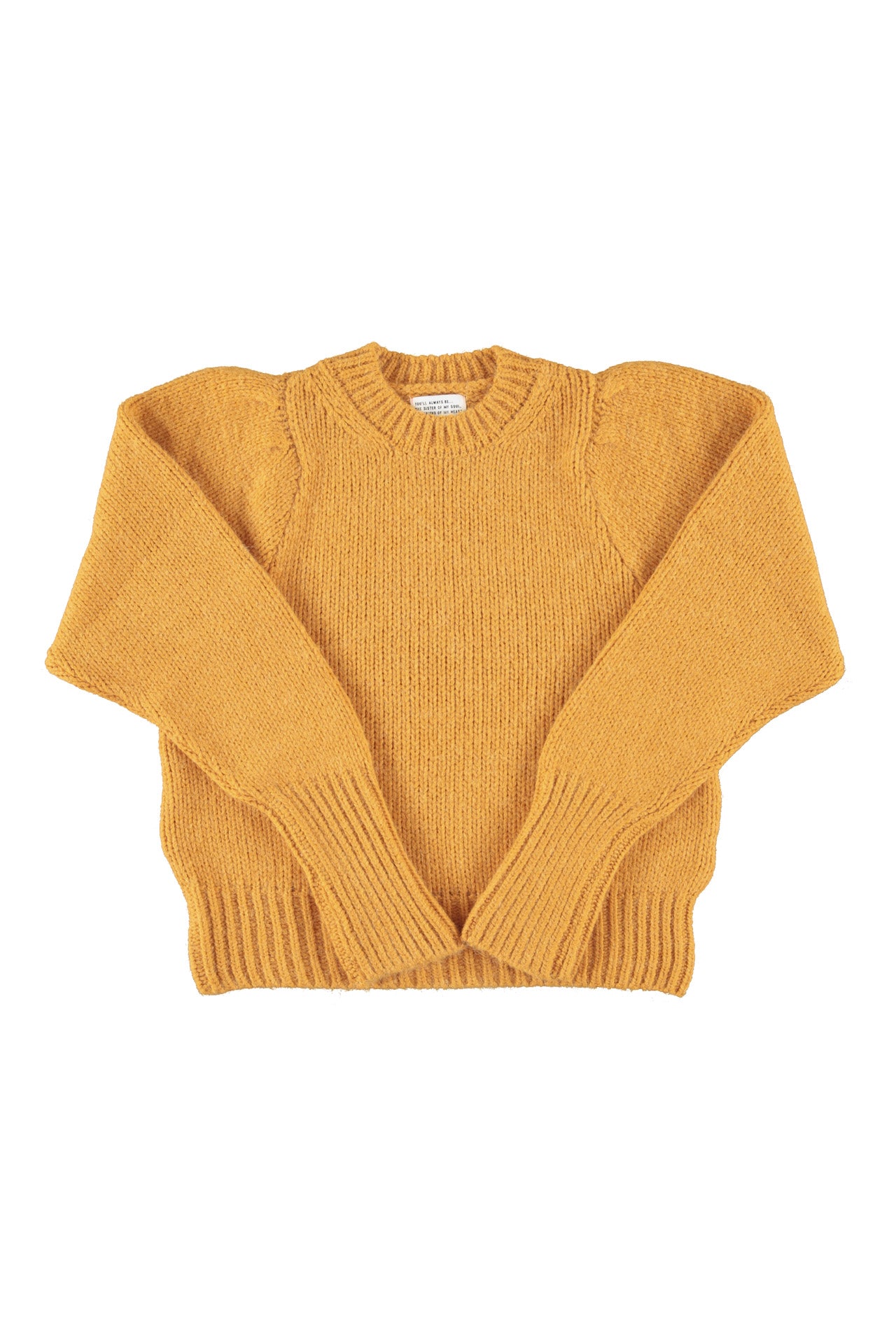 Knitted soft sweater | Orange