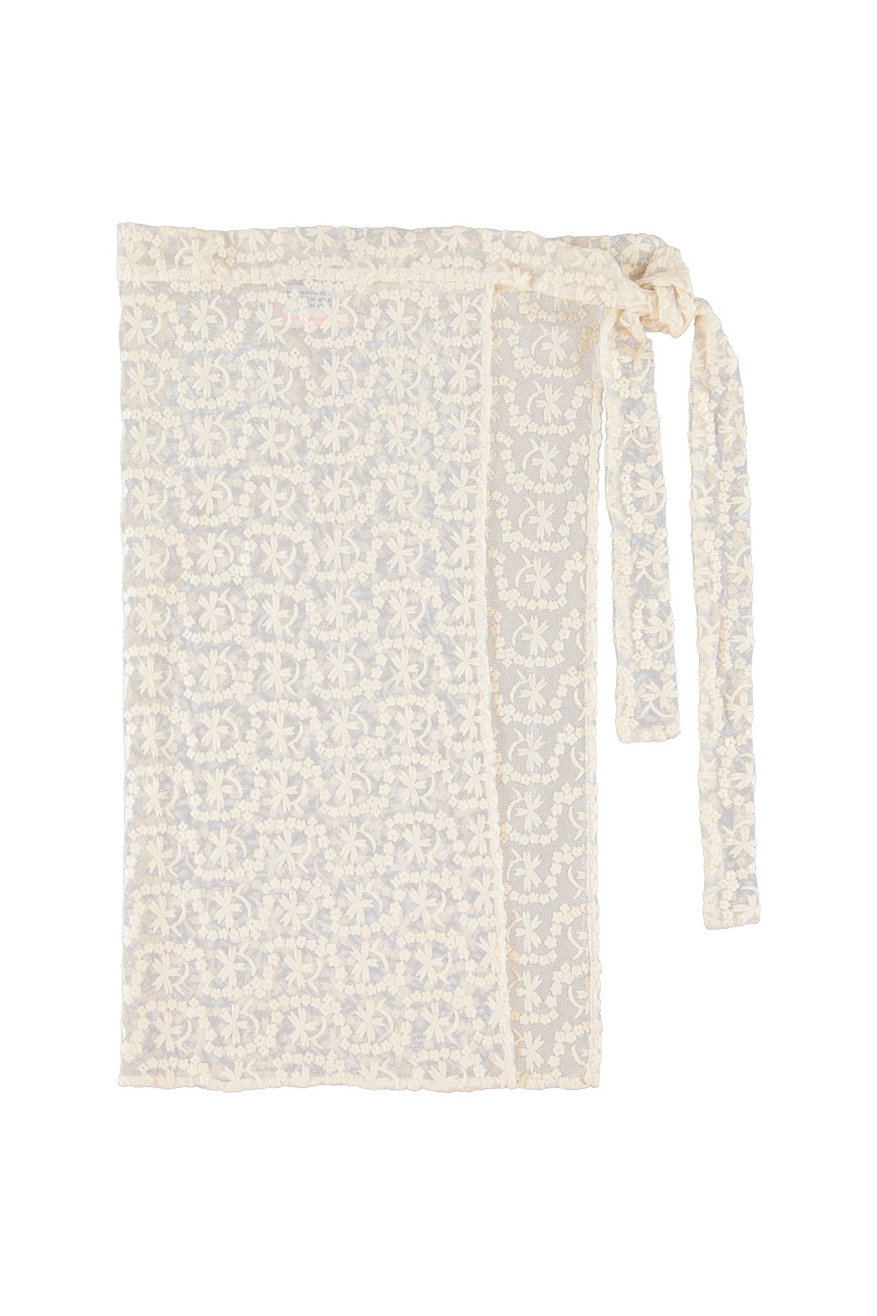 Lace apron | ecru