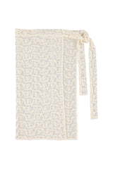 Lace apron | ecru