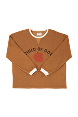 Long sleeve | Brown w/ "child of god" print