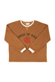 Long sleeve | Brown w/ "child of god" print