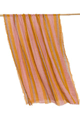 Scarf/Pareo | Mustard Stripes