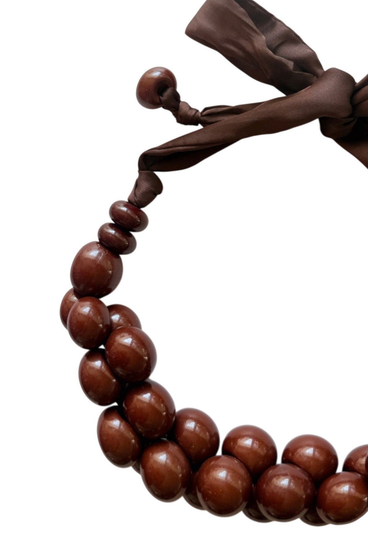 Brown Beaded Necklace