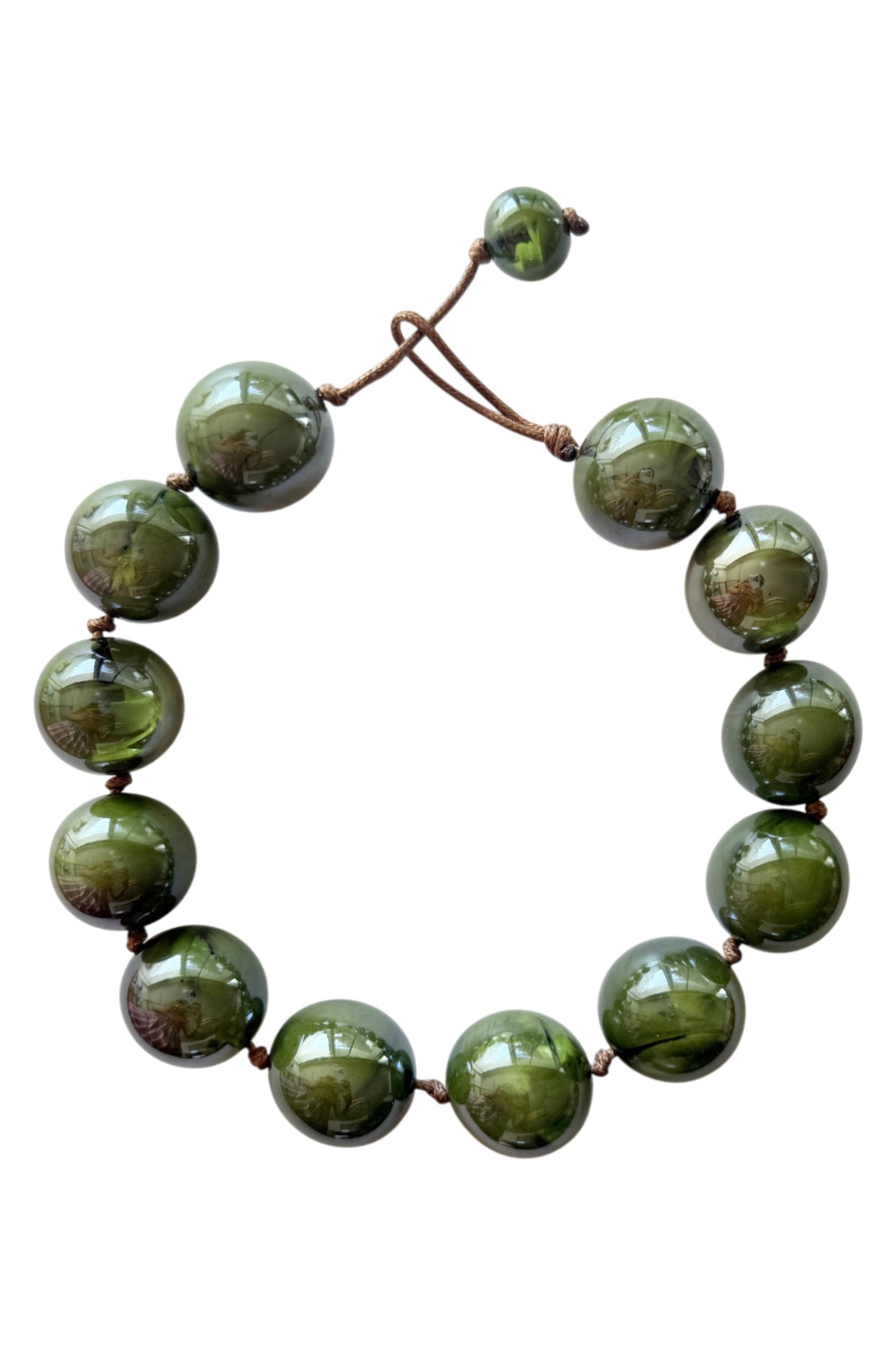 Green Balls Necklace