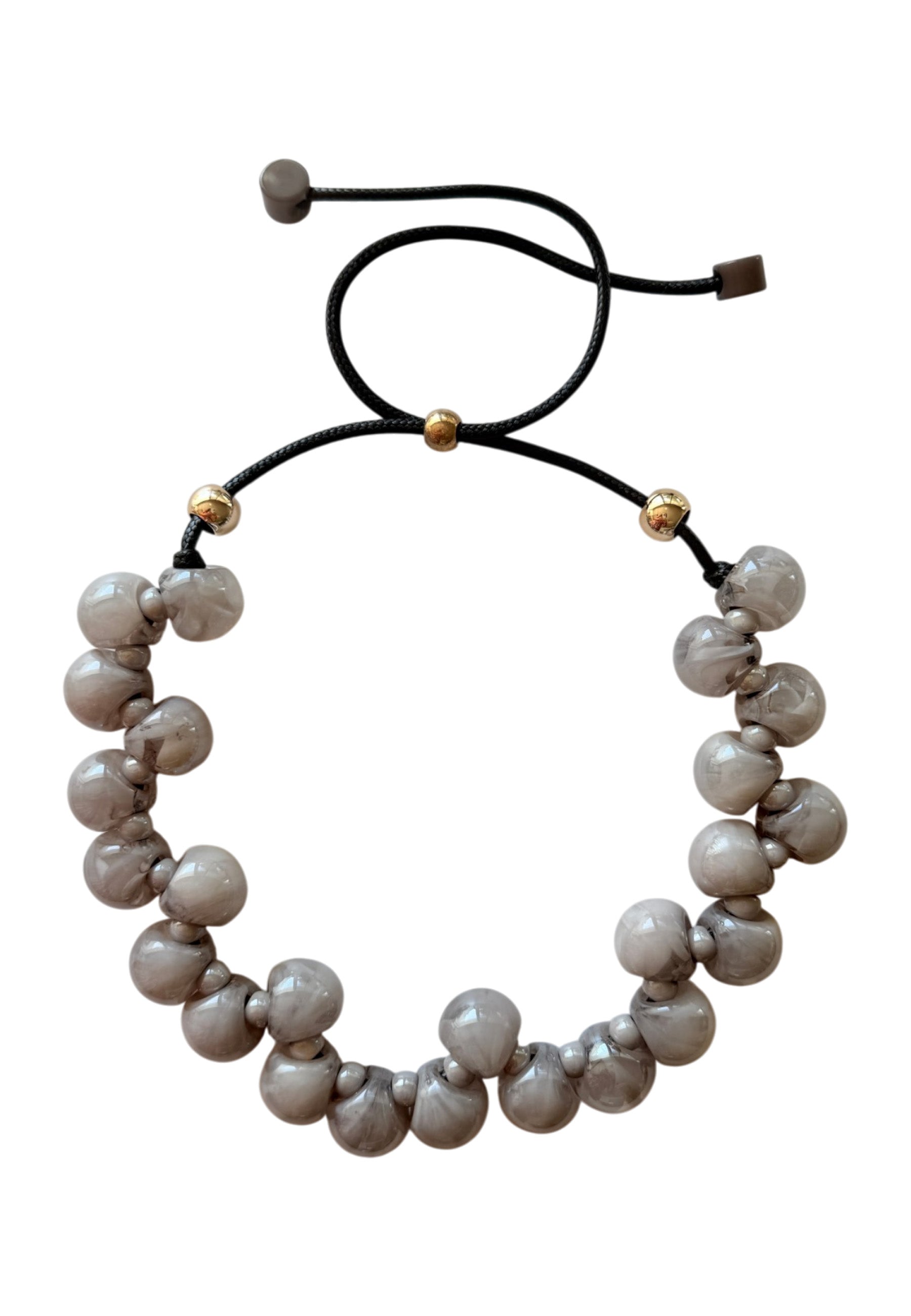 Grey Sphere Necklace