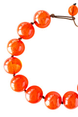Orange Balls Necklace