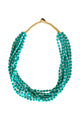 Necklace Multi Glass Beads, Greenwater