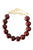 Necklace Balls |  Bordeaux