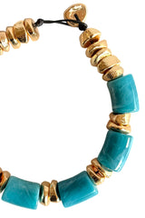 Necklace Turquoise & Golden