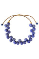 Navy Blue Sphere Necklace
