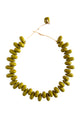 Olive Green Little Drop Bead Necklace