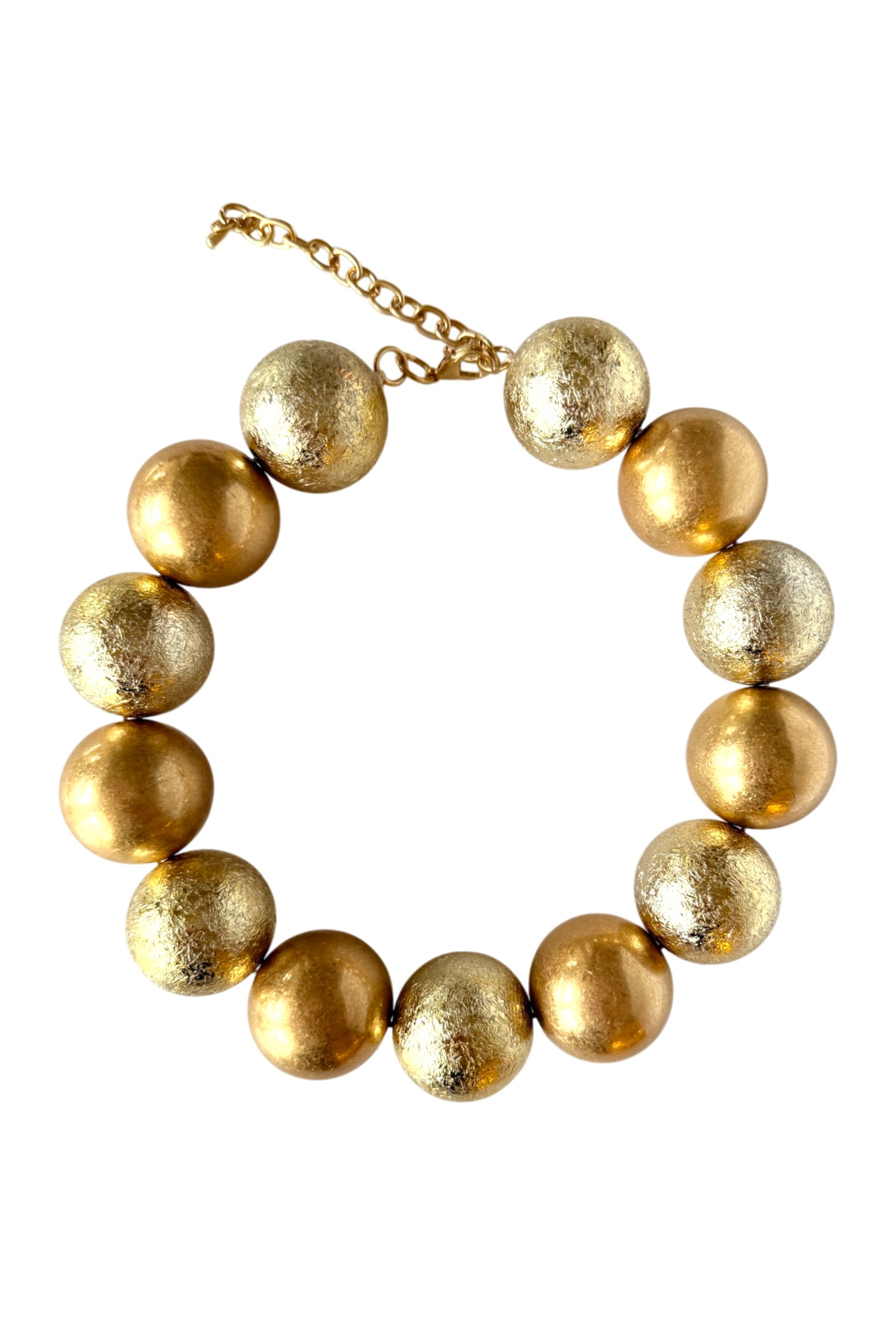 Necklace Balls, Golden