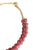 Necklace Stone Beans, Pink
