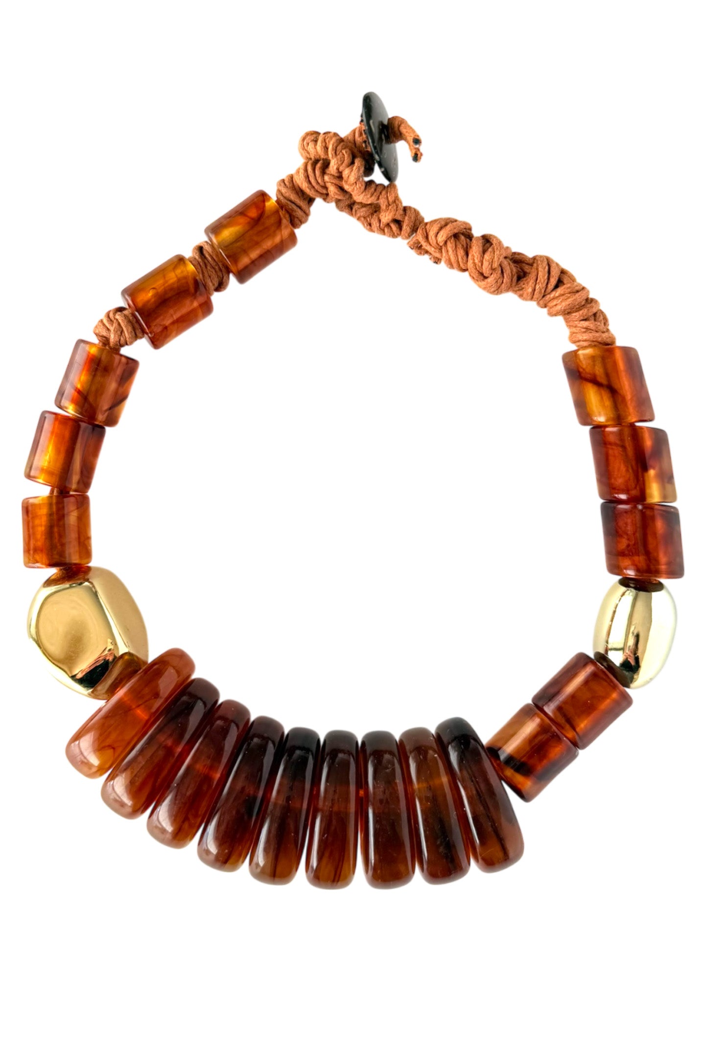 Necklace Honey Beads