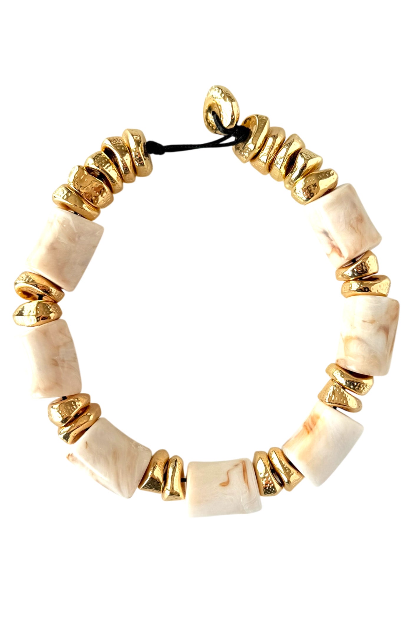 Necklace Marble & Golden