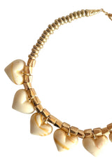 Necklace Hearts | Cream