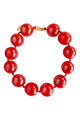 Necklace Balls, Shiny Red