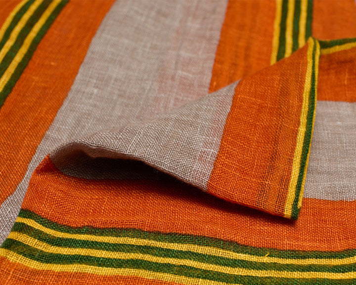 Scarf/Pareo | Orange Stripes