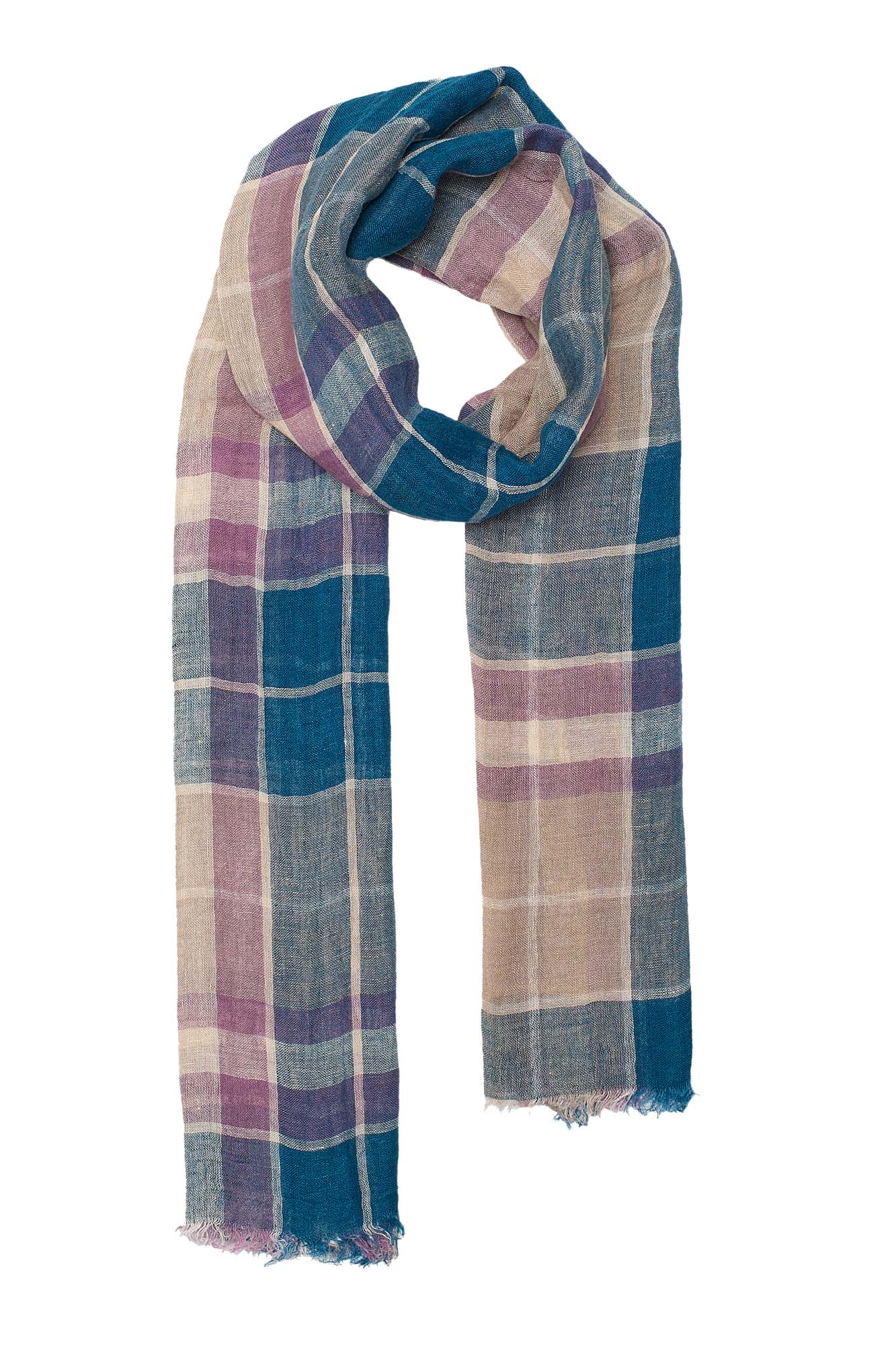 Scarf/Pareo | Checkered Petrol