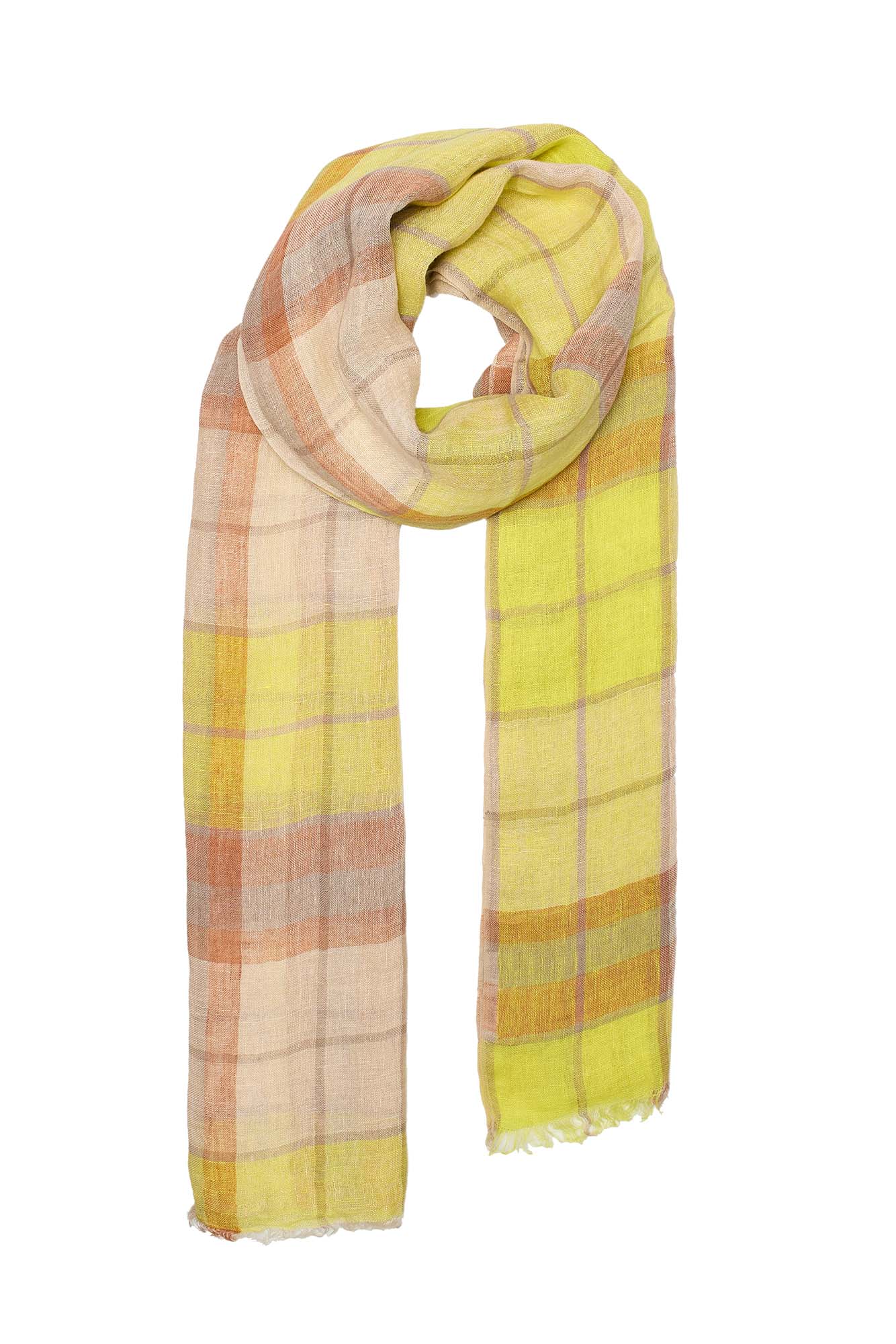 Scarf/Pareo | Checkered Yellow