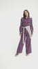 Trousers | Fuschia & green checkered
