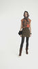 Short skirt | Brown w/ zebra print
