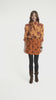 Short skirt | Brick w/ flowers