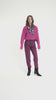 Trousers | Fuchsia w/ floral stripes
