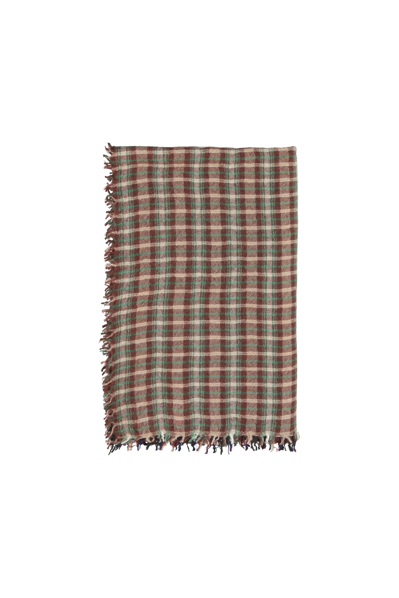 Scarf | Brown checkered