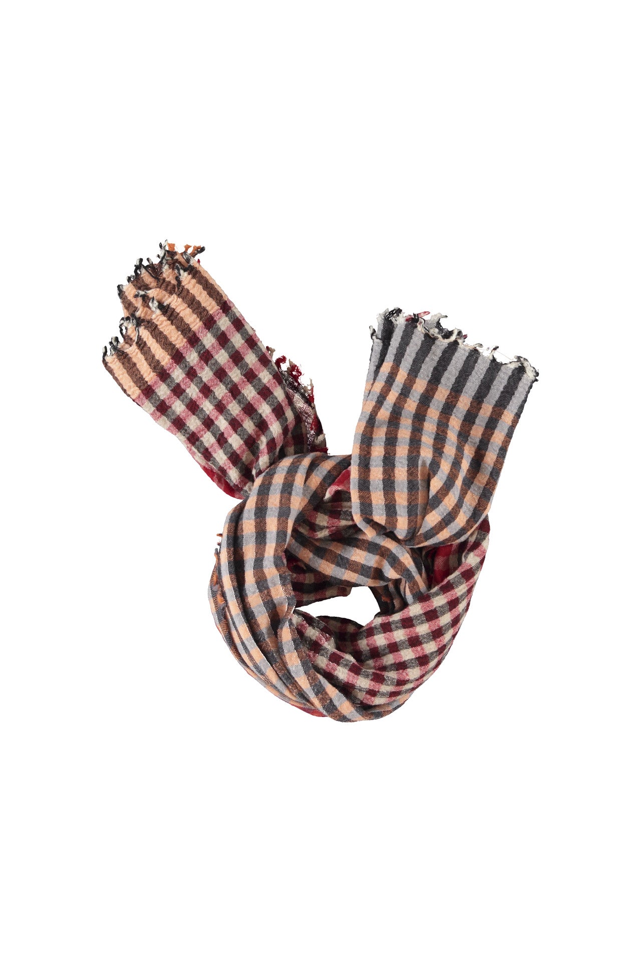 Scarf | Red & black checkered