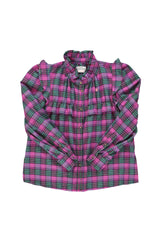 Shirt | Fuschia & green checkered