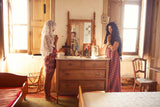 Long dress | Multicolor checkered