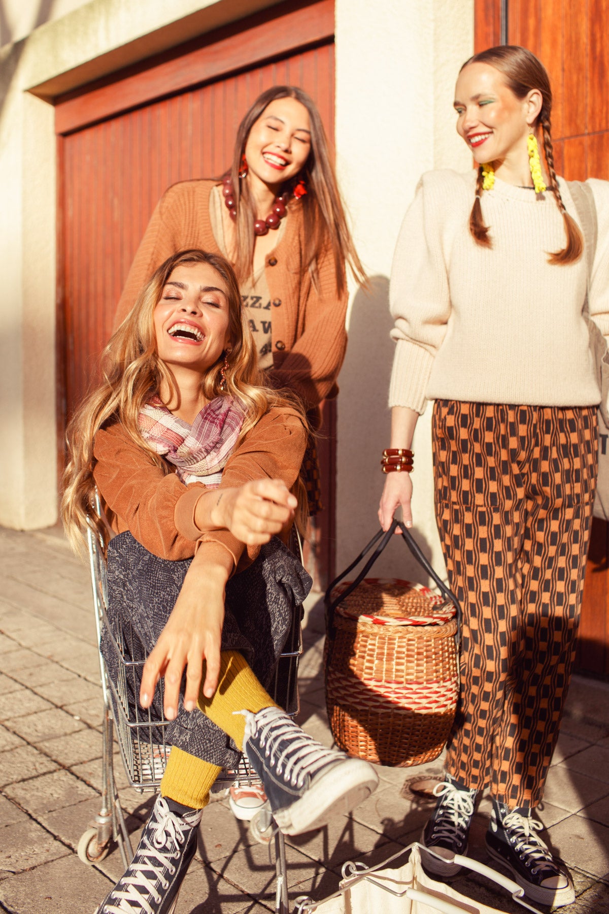 Scarf | Bordeaux checkered