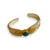 Bracelet | Beige w/ green stone