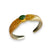 Bracelet | Beige w/ green stone